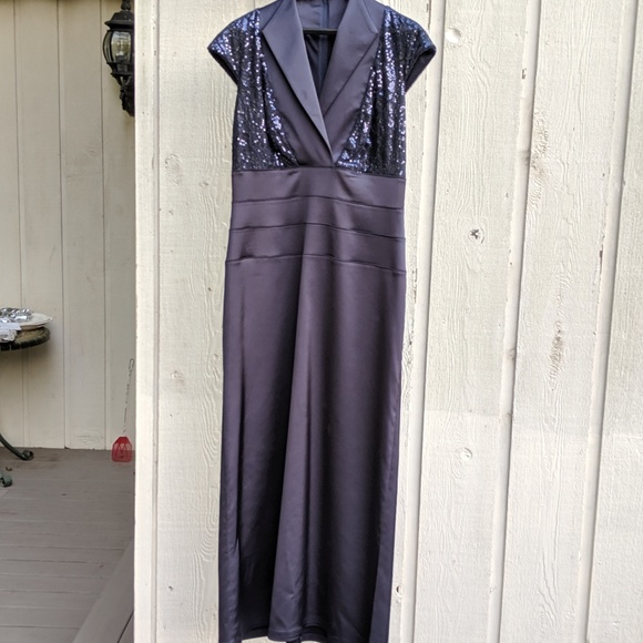 Tadashi Shoji Dresses & Skirts - Tadashi long gown in eggplant